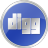 Blue Digg Icon 48x48 png